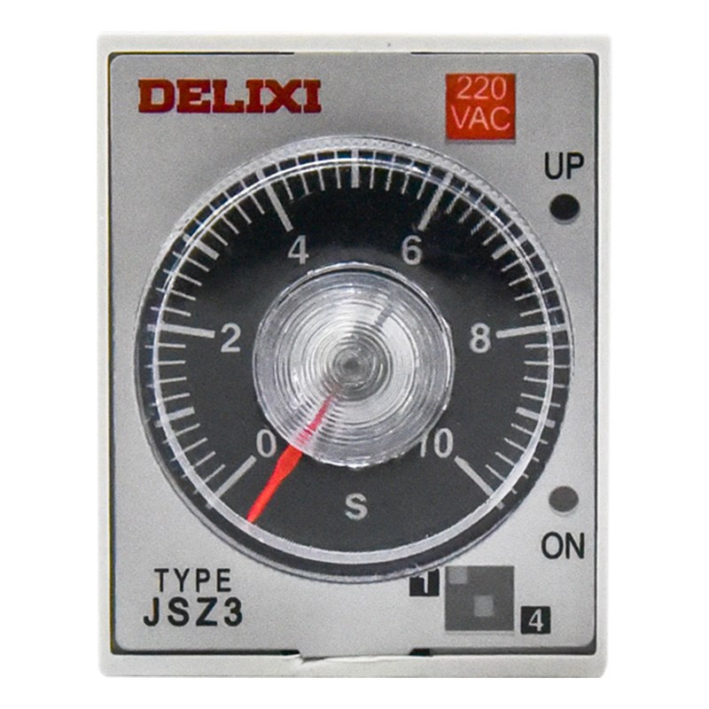 时间继电器JSZ3A-B  AC220V【含底座】 通电延时220V