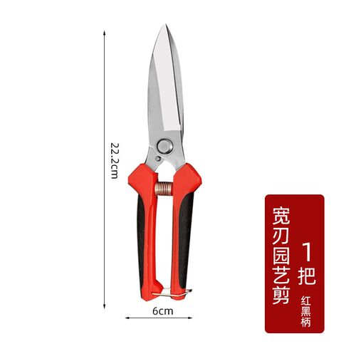园艺剪刀摘果剪刀圆头剪刀修枝剪不锈钢罗定新款剪刀剪大葱专用
