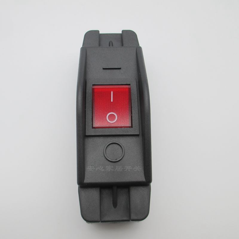 新款308C带指示灯线上开关 耐高温阻燃防火船型开关 大电流大功率