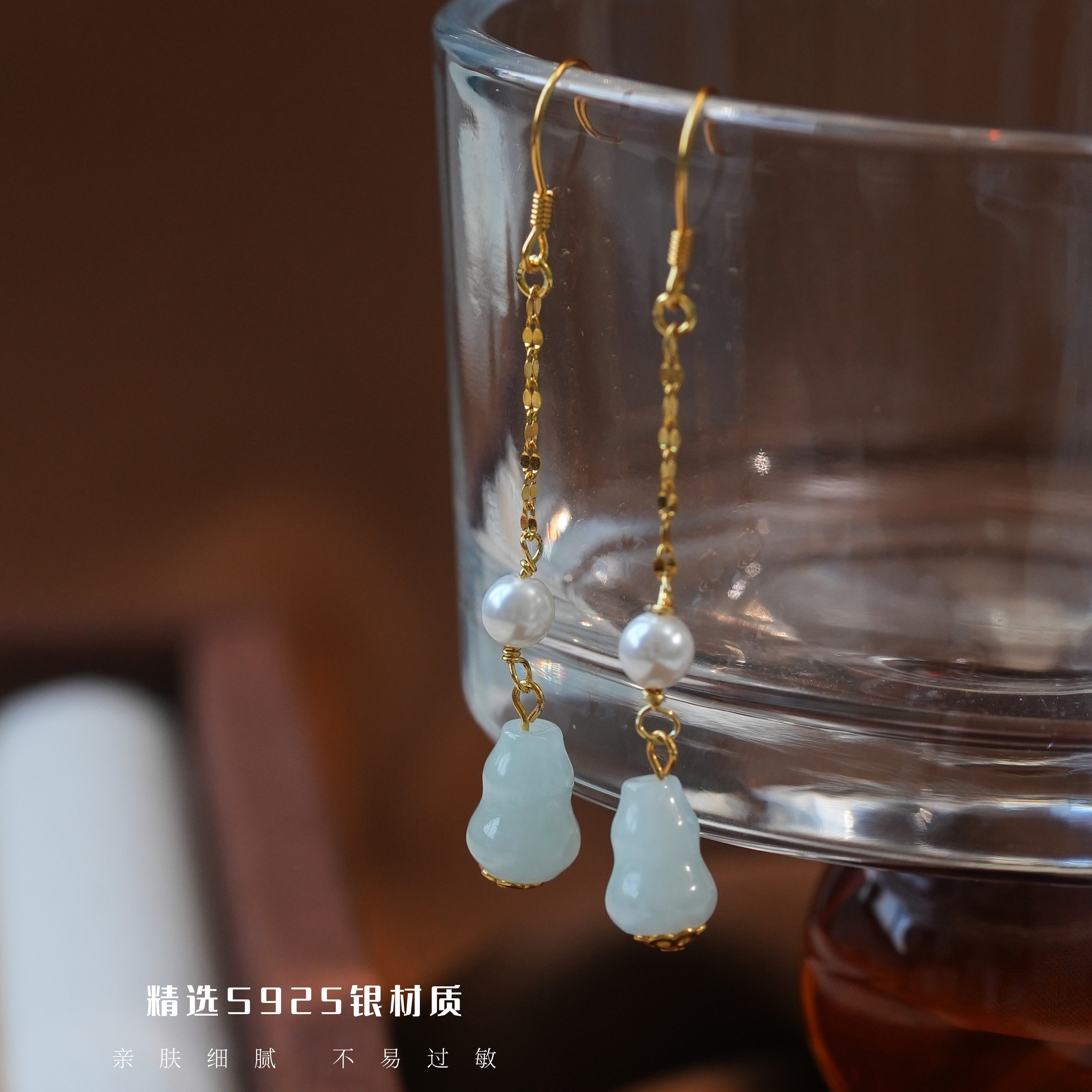 新中式国风葫芦耳饰气质长款流苏银耳坠钩民族风,饰品/流行首饰/时尚饰品新,银饰耳饰,淘宝优惠券,粉丝福利购,淘宝优惠卷