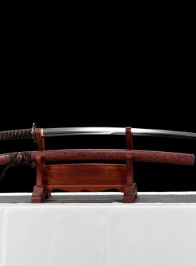 龙泉市刀剑手工锻打高锰钢日式刀Katana小乌丸影视宝剑收藏未开刃