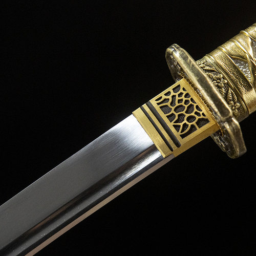 龙泉手工一体98式军刀指挥刀日本刀东洋长刀钢刀外贸katana未开刃