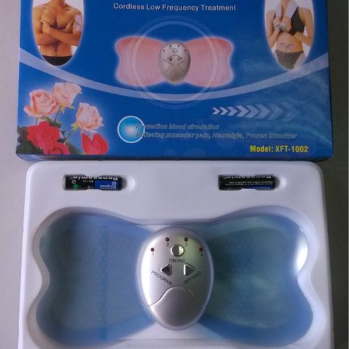 跨境拼多多 抖音现货 EMS脉冲大小蝴蝶贴 便携式肩颈颈椎按摩仪