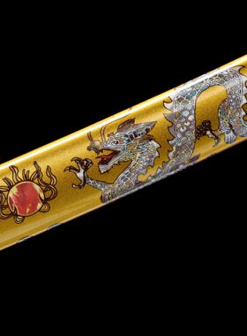 龙泉市刀剑手工锻打1045中碳钢日式居合刀影视硬宝剑Katana未开刃