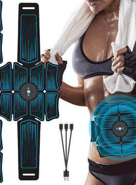 ems健腹器 水凝胶腹肌贴腰带三件套 FDA 510K现货 马甲线训练