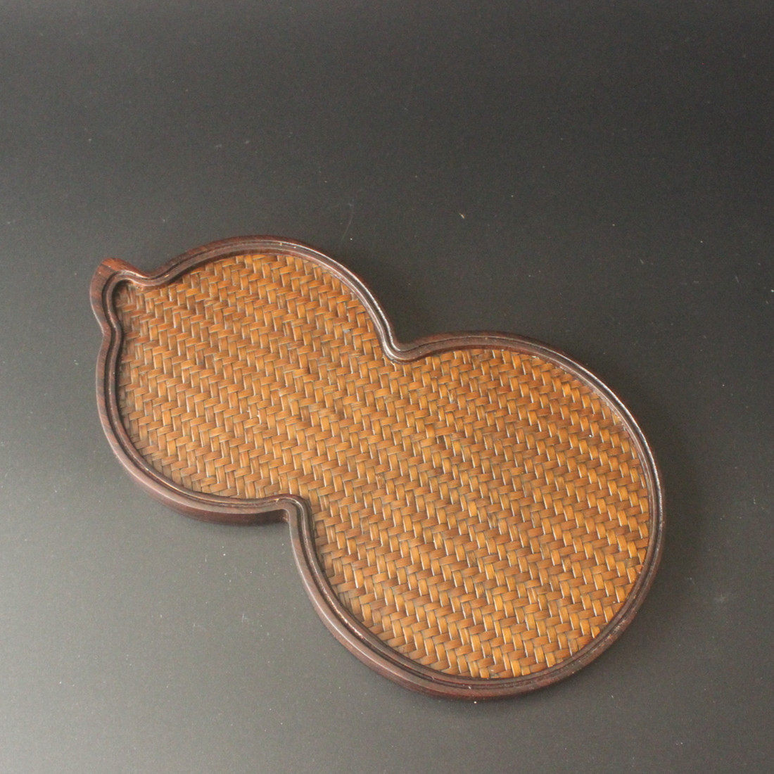 竹编茶台编织杯垫干泡台茶具禅意竹制茶垫