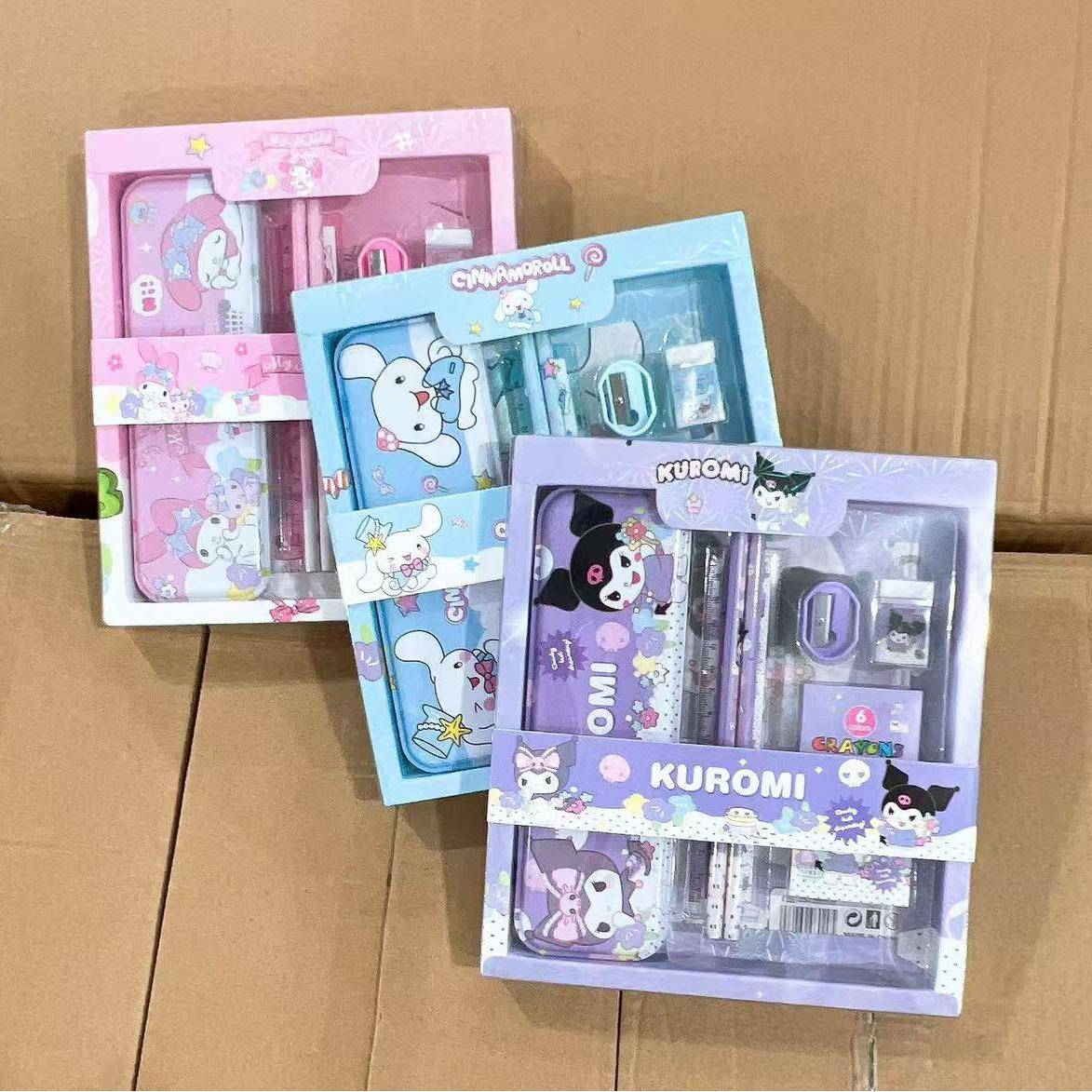 骷髅米文具套装库洛米学生开学生日礼物酷糯米大礼包学习用品礼盒