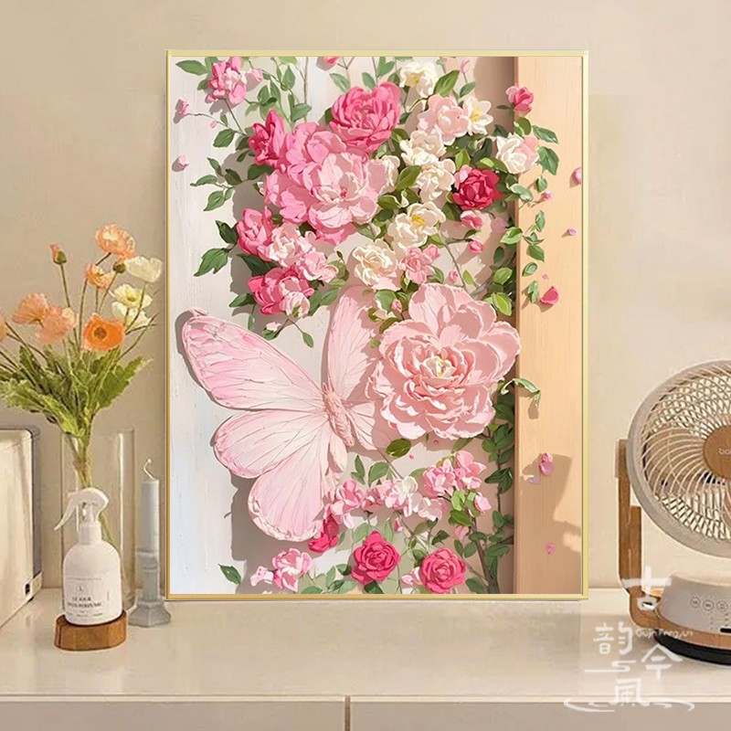 【治愈系蝴蝶】十字绣满绣2025新款客厅刺绣手工钻石画diy高级感