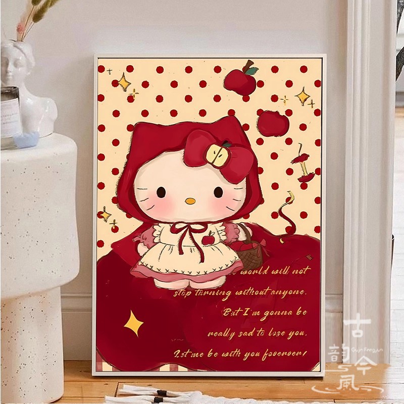 【复古风HelloKitty】十字绣自己绣2025新款满绣简单刺绣钻石贴画