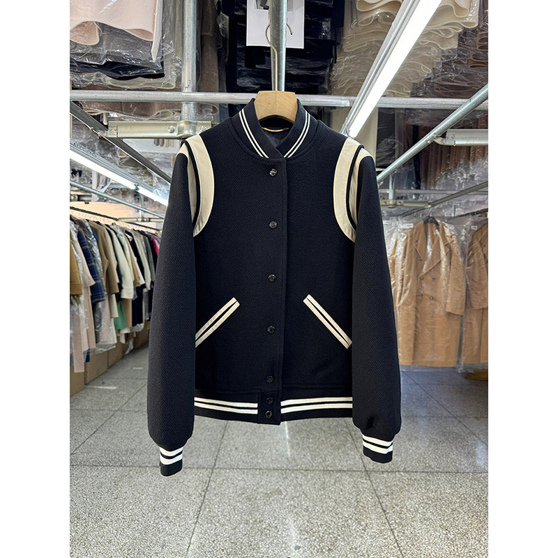 [쇼핑몰에도 같은 스타일] 연예인 블로거들도 같은 스타일로 입는 아메리칸 빈티지 커플 야구복 남녀 두꺼운 자켓