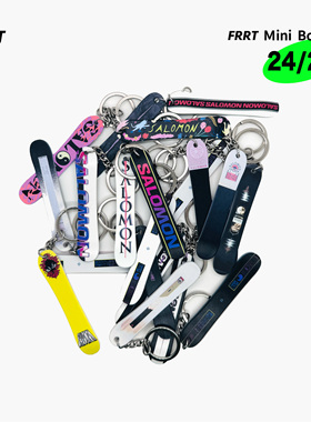 FRRT SLMN 24/25Huck knife Abst迷你雪板钥匙扣单板模型雪友礼物
