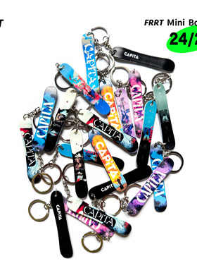 FRRT Capita DOA鸟板滑雪板模型迷你雪板创意个性背包汽车钥匙扣