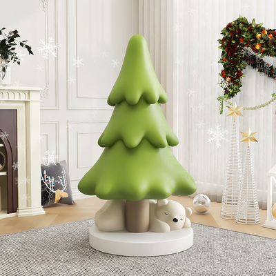 圣诞树落地摆件客厅电视柜沙发旁家居装饰品熊开业乔迁圣诞节礼物