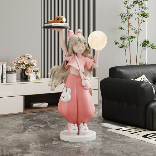 韵灿落地摆件奶油风女孩