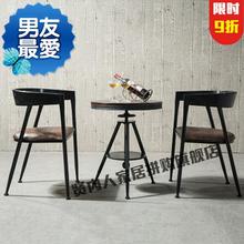 理发店用的等候等候椅双人发廊茶几2