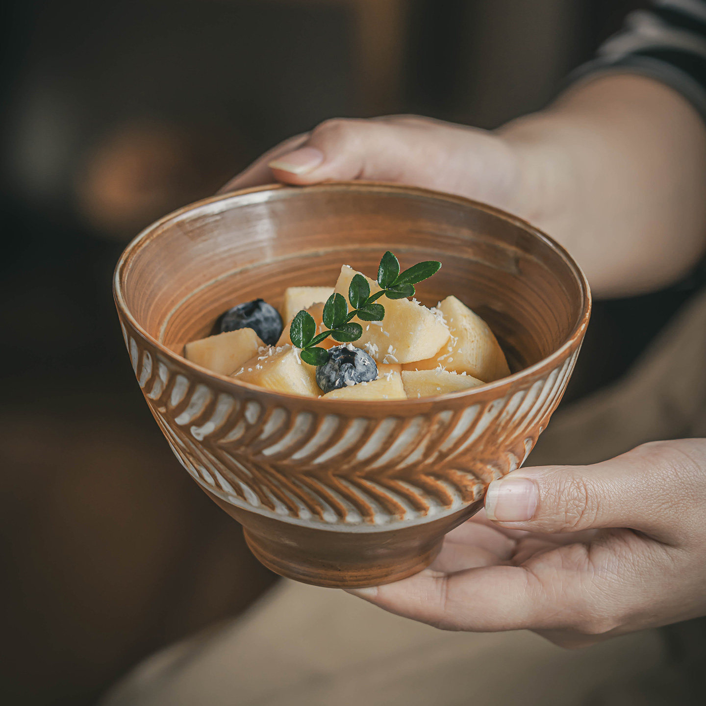 蒸蛋碗漂亮米饭碗中古风一人食餐具粗陶碗甜品碗糖水碗家用小汤碗,餐饮具,碗,淘宝优惠券,粉丝福利购,淘宝优惠卷