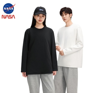 T恤男女卫衣三防拒水秋冬轻薄保暖打底衫 NASA羽绒新款 白鹅绒长袖
