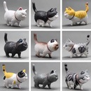 饰卡通铃铛猫玩偶网红猫房间装 可爱小猫咪摆件公仔创意桌面装 饰品