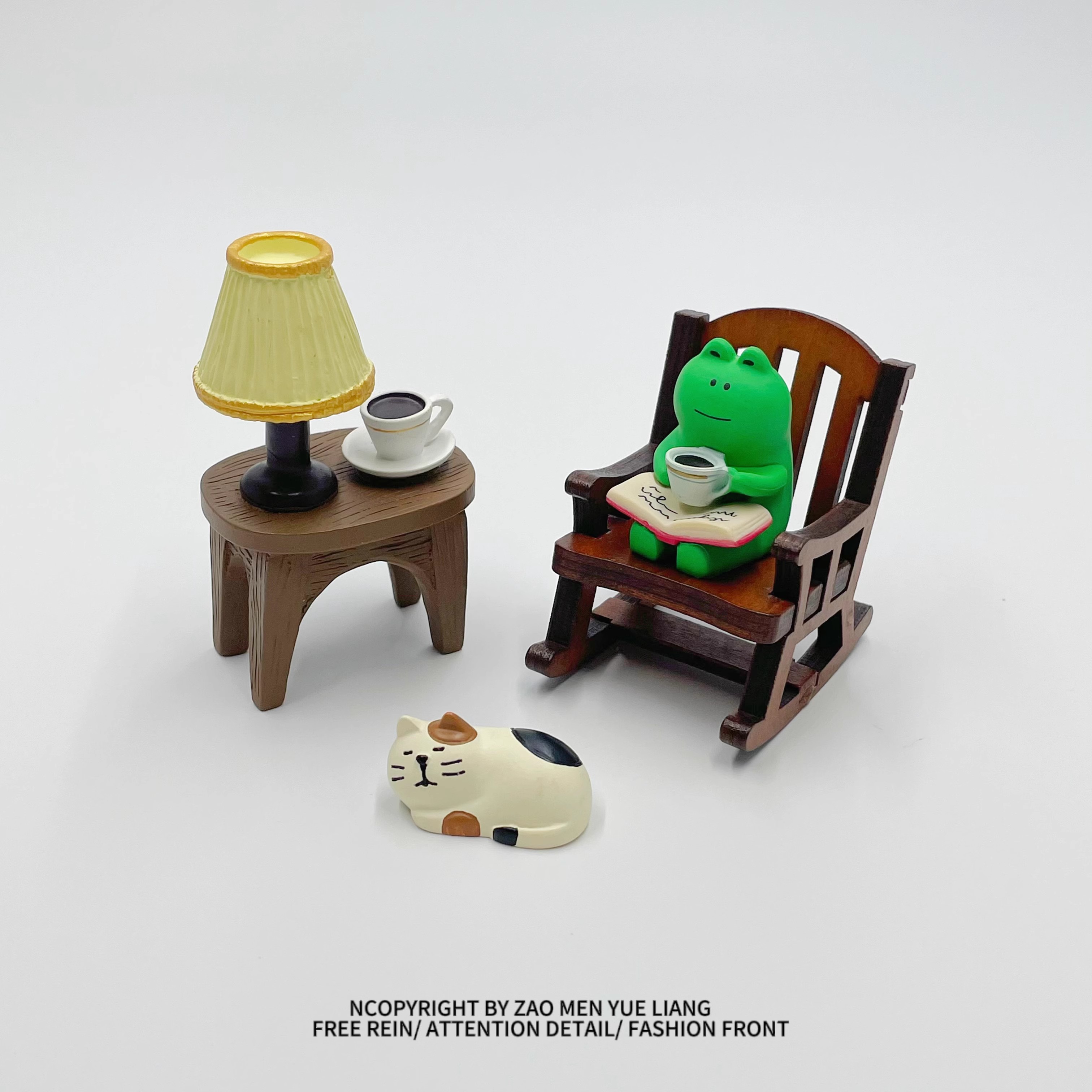 青蛙治愈日系摆件可爱车载