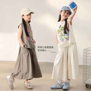 女童背心套装儿童夏季时髦
