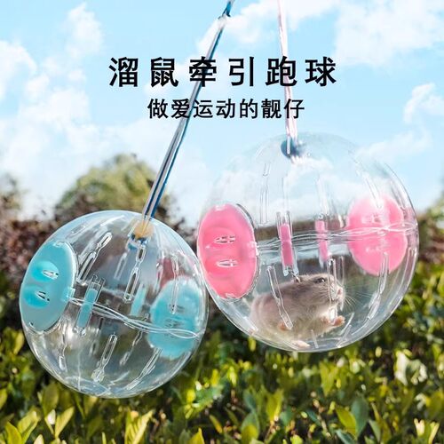 仓鼠跑球牵引绳外出绳跑轮