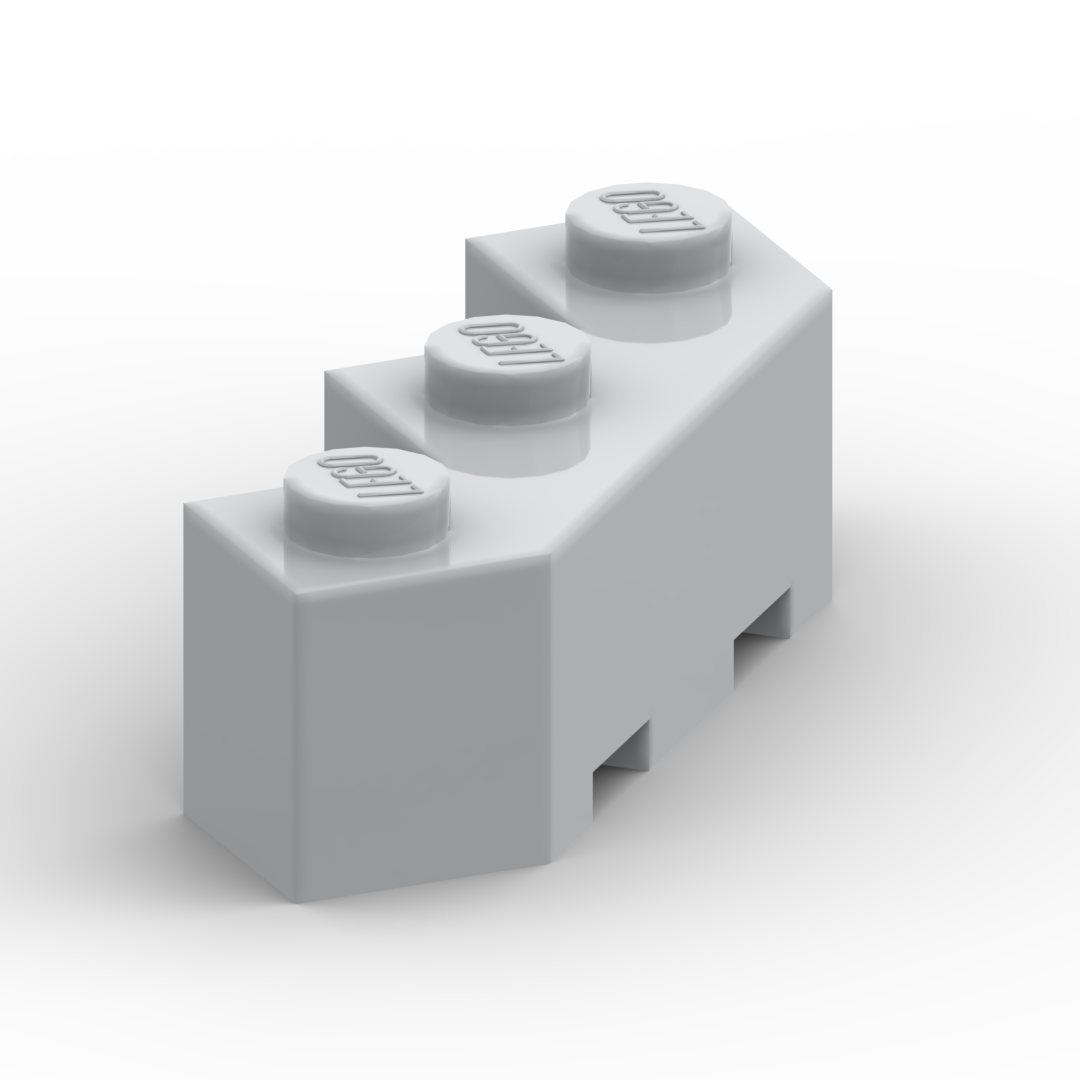 LEGO乐高正品3X3X1小平面砖块4211718/2462Light Bluish Gray