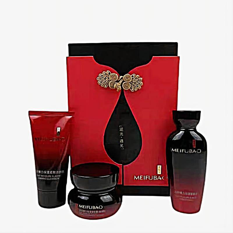 美肤宝五珍大红瓶珍藏礼盒提拉紧致抗皱滋润保湿提亮肤色淡化暗沉