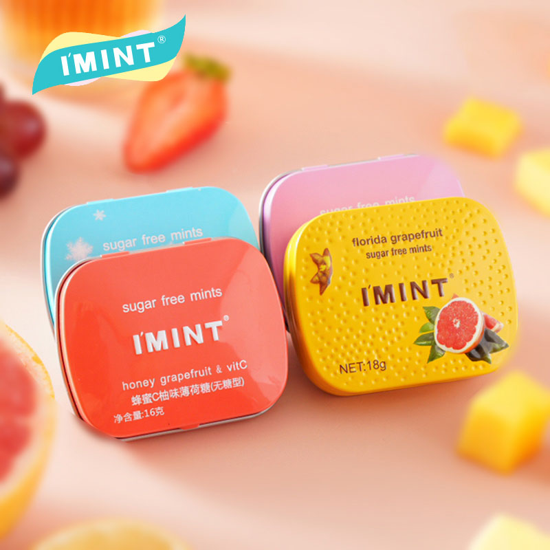 IMINT清新口气无糖薄荷糖编制装