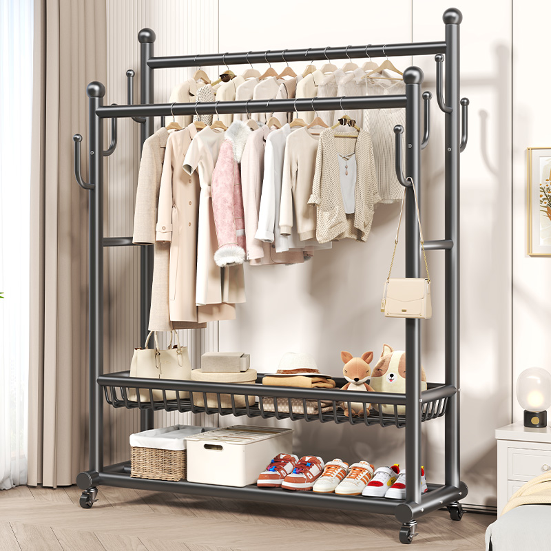落地衣架室內家用可移動