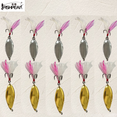 FISHPEAK10枚蝮蛇亮片套装路亚饵