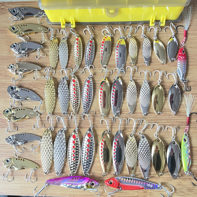 亮片路亚饵仿生翘嘴FISHPEAK套装