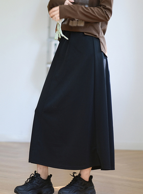 那禾新品A字长裙女百搭通勤风半身裙ND43QY5665