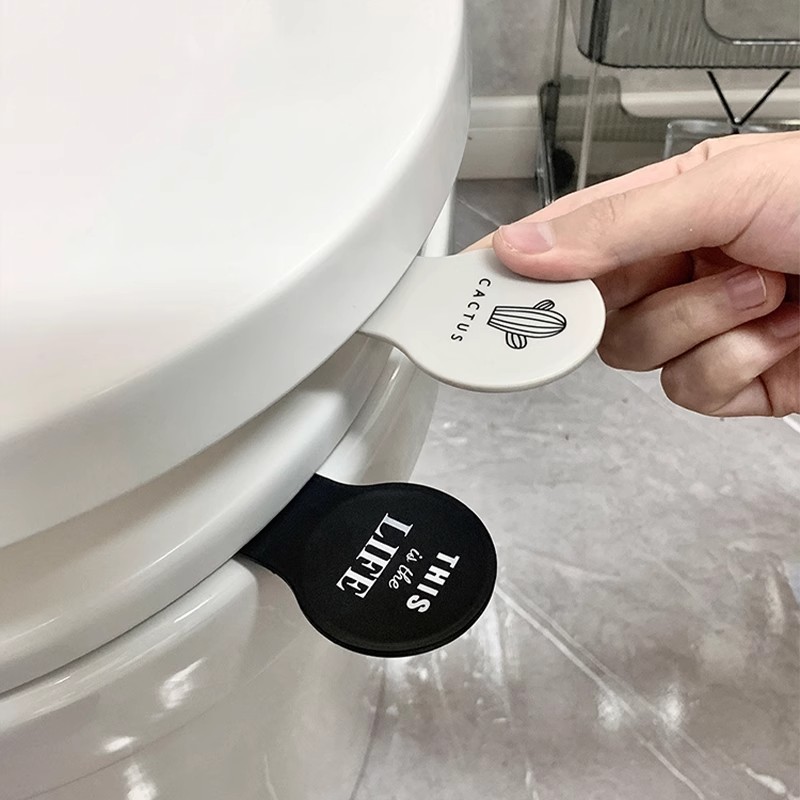 马桶提盖器厕板马桶垫圈掀开器提手翻盖神器防脏手抬盖把手固定器