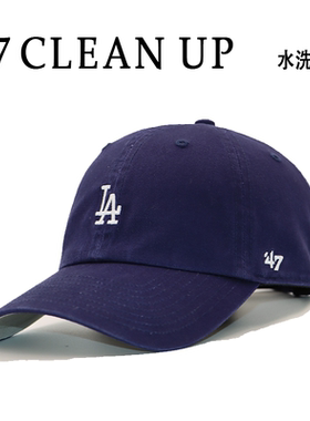 水洗复古mlb棒球帽百搭可调节