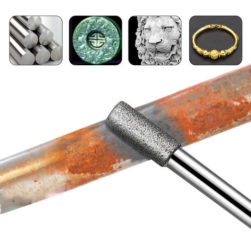 20件套6mm柄金刚石磨头翡翠雕刻工具磨针金刚砂磨棒玉石石材120目