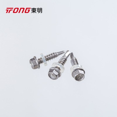 410不锈钢GB15856.4 外六角法兰自攻自钻螺丝R钉钻尾燕尾钢牙螺丝