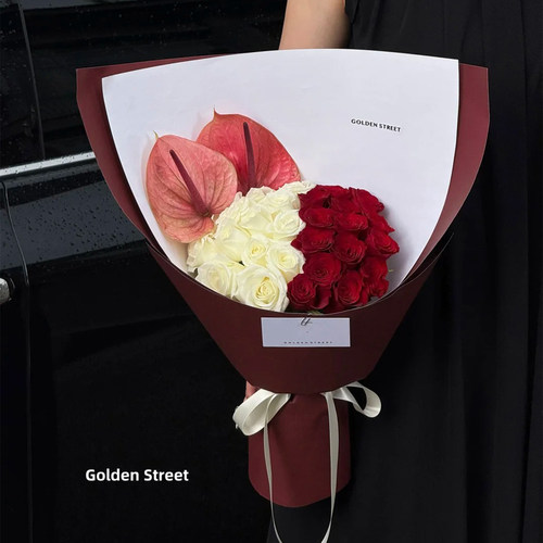 防水包花卡纸150g风华纸造型纸鲜花包装纸花店包花硬卡纸花艺资材