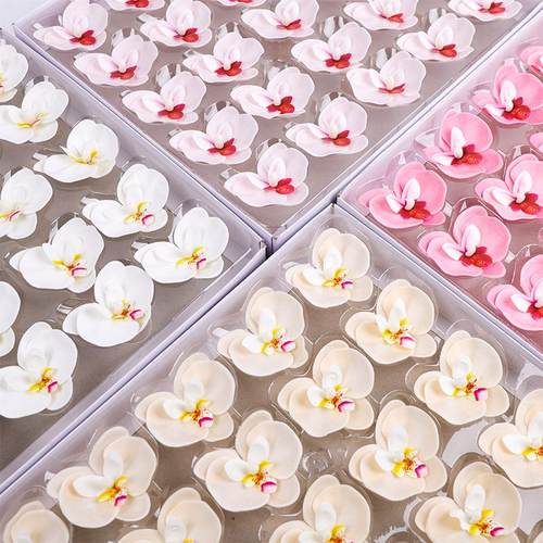 情人节新款香皂花蝴蝶兰装饰配件仿真花永生花花束包装材料肥皂花