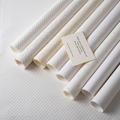 情人节白色系花束包装纸合集