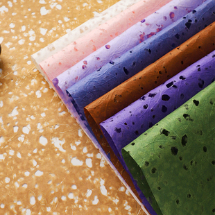 二代韩国进口梦幻麻丝纸鲜花包装纸高级感手工花束花艺diy材料