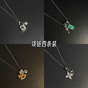 Vintage木马古著Buliexx设计项链时尚气质百搭