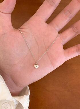 复古爱心项链高级感轻奢小众锁骨链女款2026新款精致配饰