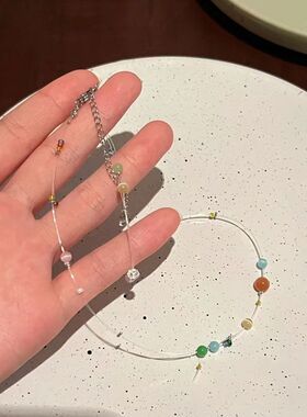 爱惨了~温柔风珍珠项链轻奢小众高级感气质颈链锁骨链女2023新款