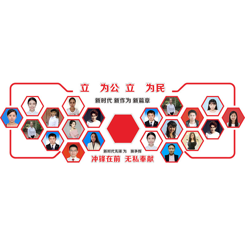 党员风采党务公开栏党支部党建党宣传栏宣传活动室文化墙装饰布置