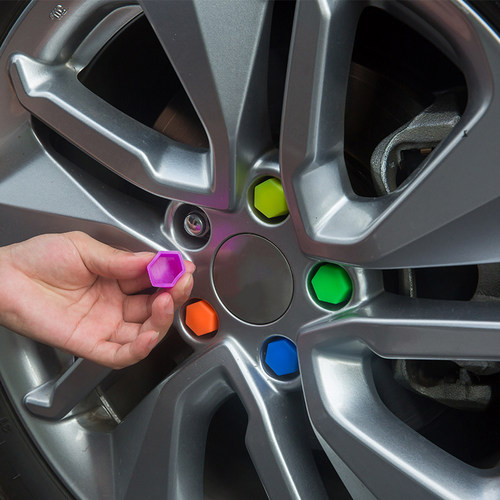 适用于凯迪拉克xt5xt6xt4gt4srx锐歌轮胎螺丝帽彩色装饰保护盖