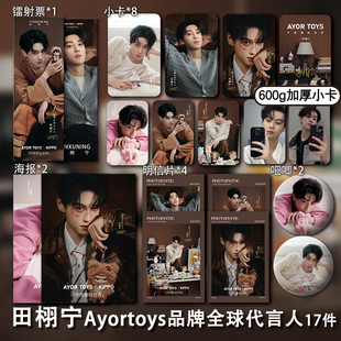 田栩宁ayortoys代言周边加厚小卡海报照片明信片自印学生礼物应援