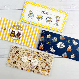 柠檬书店蜂蜜小熊便签一笔笺 日本古川纸工丸善新限定 10%off