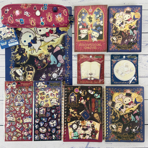 【10%off】日本san-x忧伤马戏团永恒魔法秘密限定贴纸挂件便签本