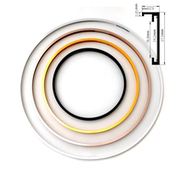 铝合金圆形相框金属有机玻璃卫浴镜框装 包邮 饰画框圆框2..8宽侧高