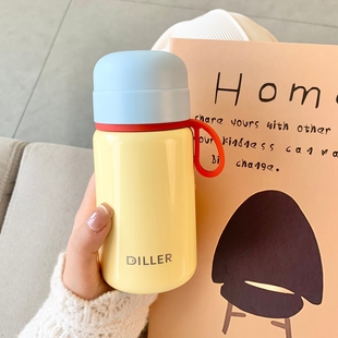 迷你口袋保温杯小巧女生新款高颜值学生儿童不锈钢水杯情侣随行杯